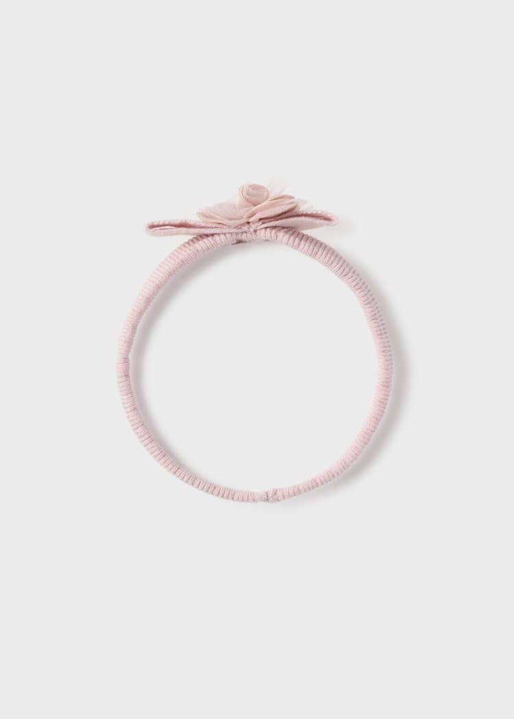 Mayoral Usa Inc Mayoral Floral Headband for Baby in Blush - Little Miss Muffin Children & Home