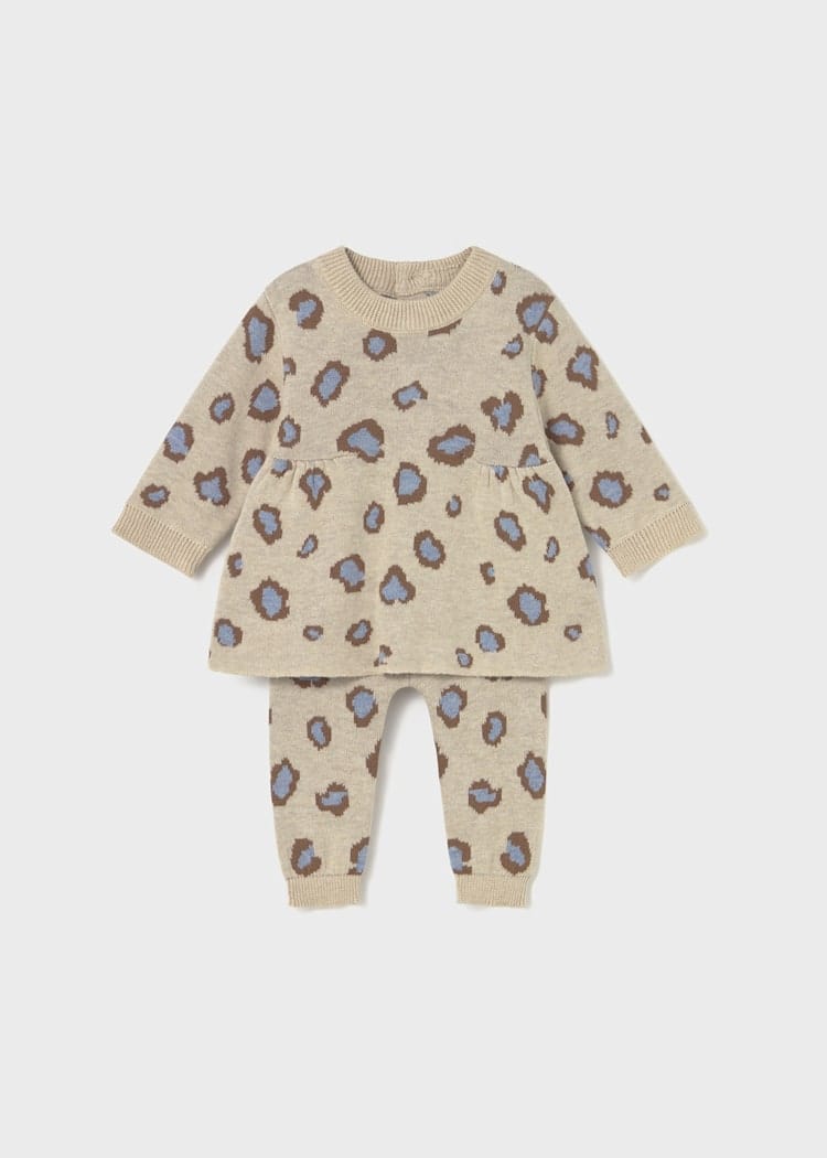 Mayoral Usa Inc Newborn 2 Piece Printed Knit Pant Set - Little Miss Muffin Children & Home