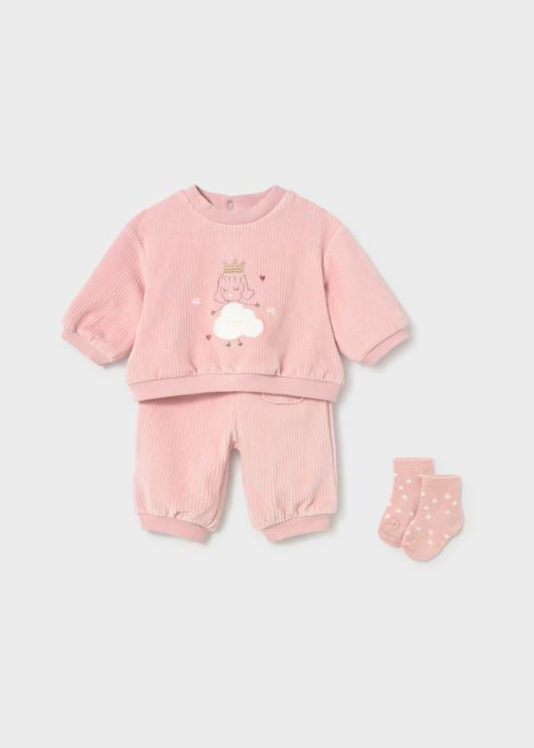 Mayoral Usa Inc Newborn 3-Piece Track Suit Set - Little Miss Muffin Children & Home