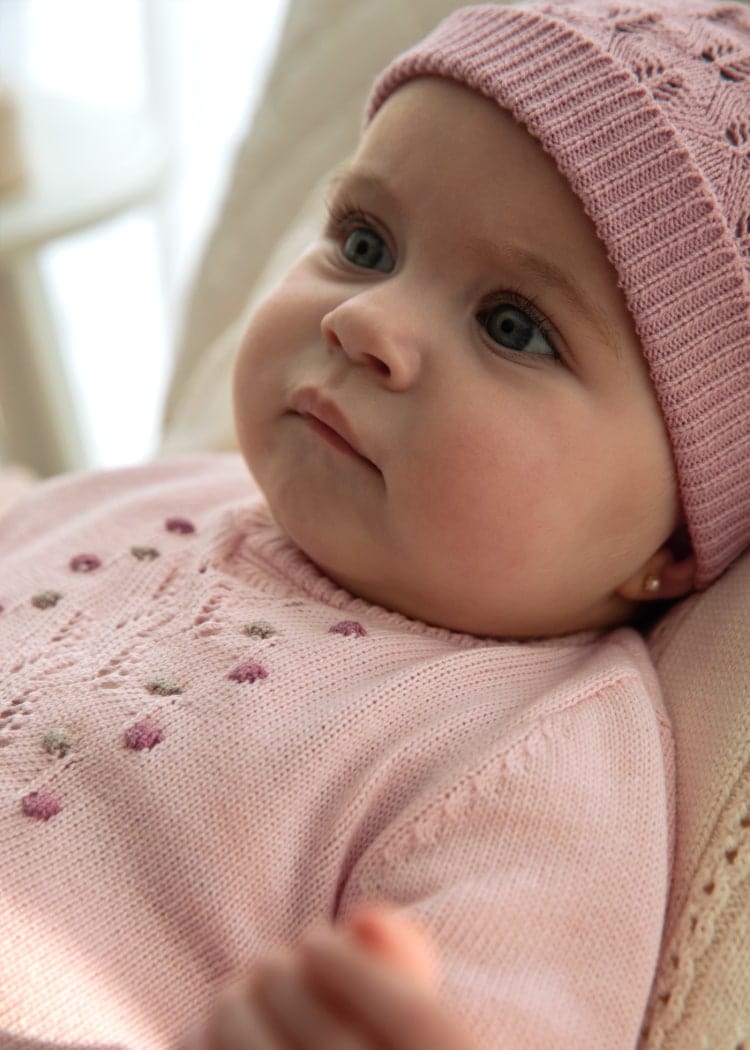 Mayoral Usa Inc Mayoral Knit Dress with Hat for Baby Girl - Little Miss Muffin Children & Home