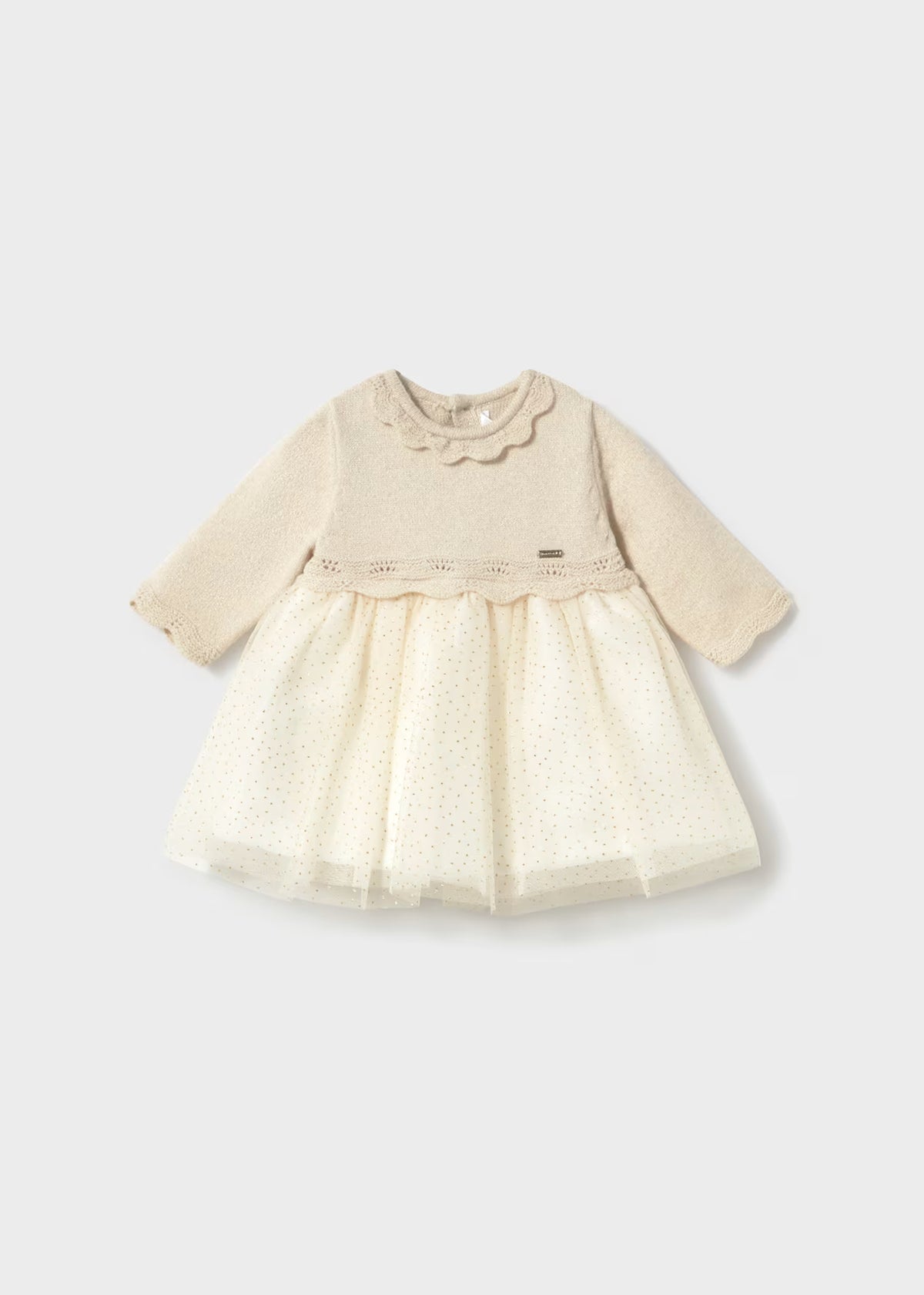 Mayoral Usa Inc Newborn Tricot & Tulle Dress - Little Miss Muffin Children & Home