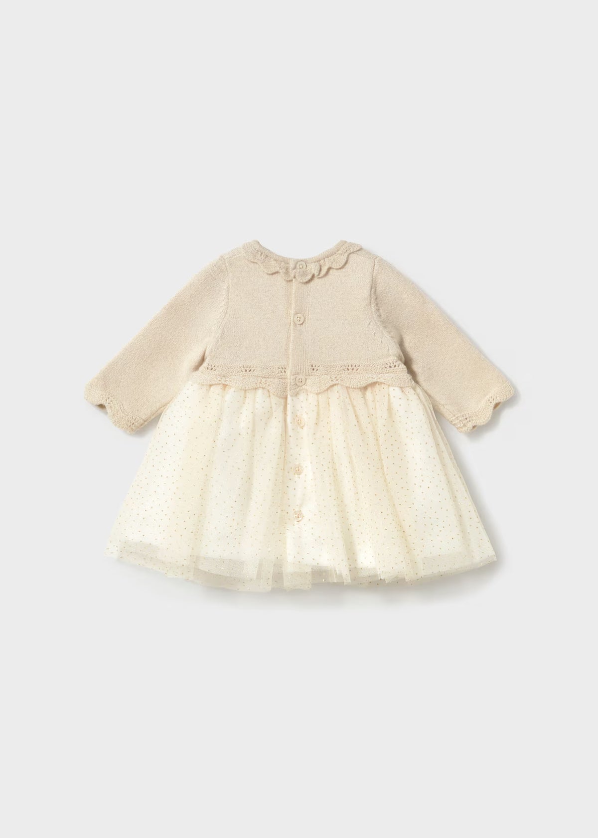 Mayoral Usa Inc Newborn Tricot & Tulle Dress - Little Miss Muffin Children & Home