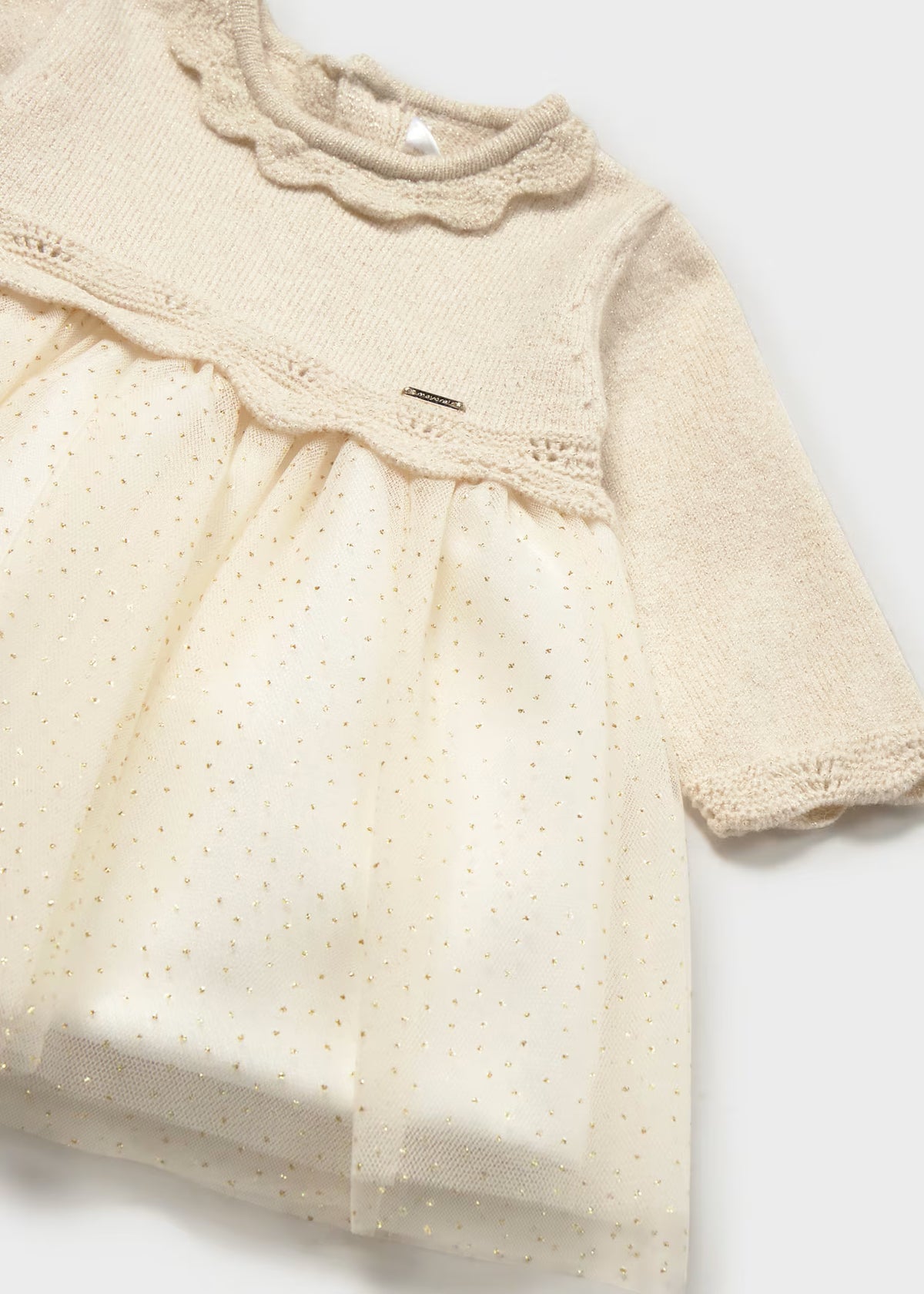 Mayoral Usa Inc Newborn Tricot & Tulle Dress - Little Miss Muffin Children & Home