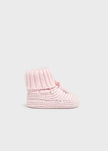 Mayoral Usa Inc Knit Booties in Quartz Crystal - Little Miss Muffin Children & Home