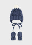 Mayoral Usa Inc Newborn Knit Hat & Mittens Set, 2 Colors Available - Little Miss Muffin Children & Home