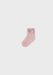 Mayoral Usa Inc Mayoral Newborn Bow Detail Socks in Sakura - Little Miss Muffin Children & Home