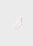 Mayoral Usa Inc Mayoral Newborn Openwork Socks in White - Little Miss Muffin Children & Home
