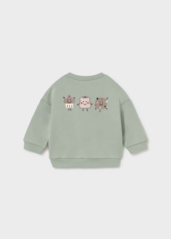 Newborn Printed Sweatshirt, 2 Colors Available