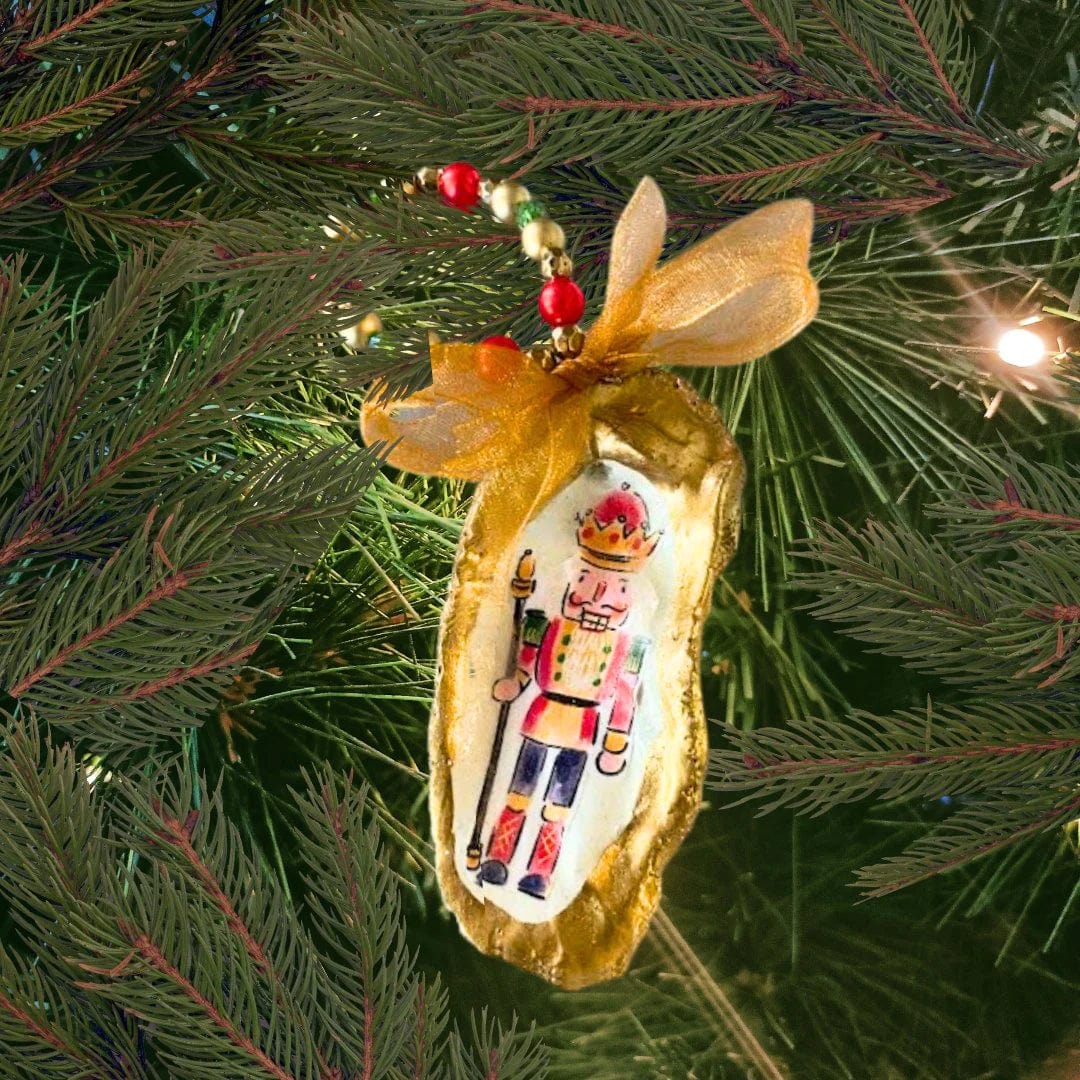 Yay Soiree Yay Soiree Oyster Ornament Nutcracker - Little Miss Muffin Children & Home
