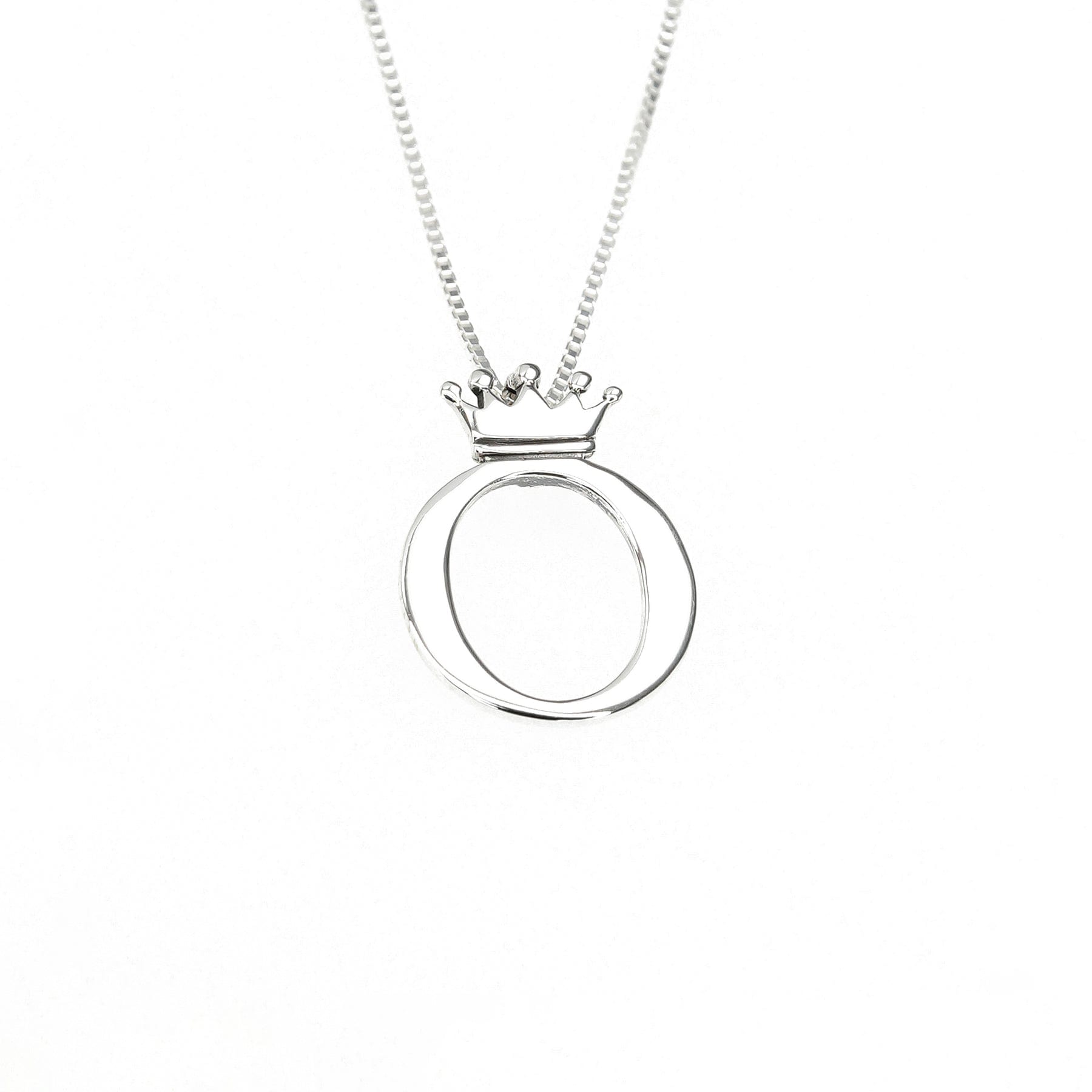 Cristy Cali Cristy Cali Royal Initial Charm Sterling Silver - Little Miss Muffin Children & Home