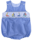 Lulu Bebe Lulu Bebe Sailboat Smocked Cam Bubble - Little Miss Muffin Children & Home