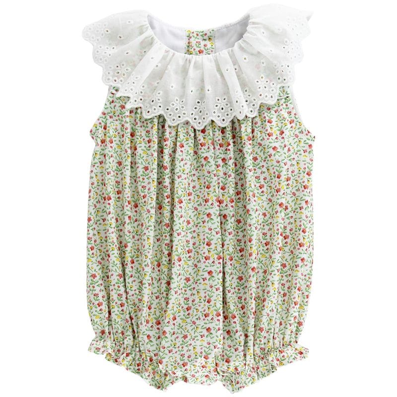 Bailey Boys Coral Cottage Girl's Short Bubble - Little Miss Muffin Children & Home