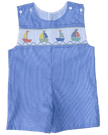 Lulu Bebe Lulu Bebe Sailboat Smocked Pete Shortall - Little Miss Muffin Children & Home