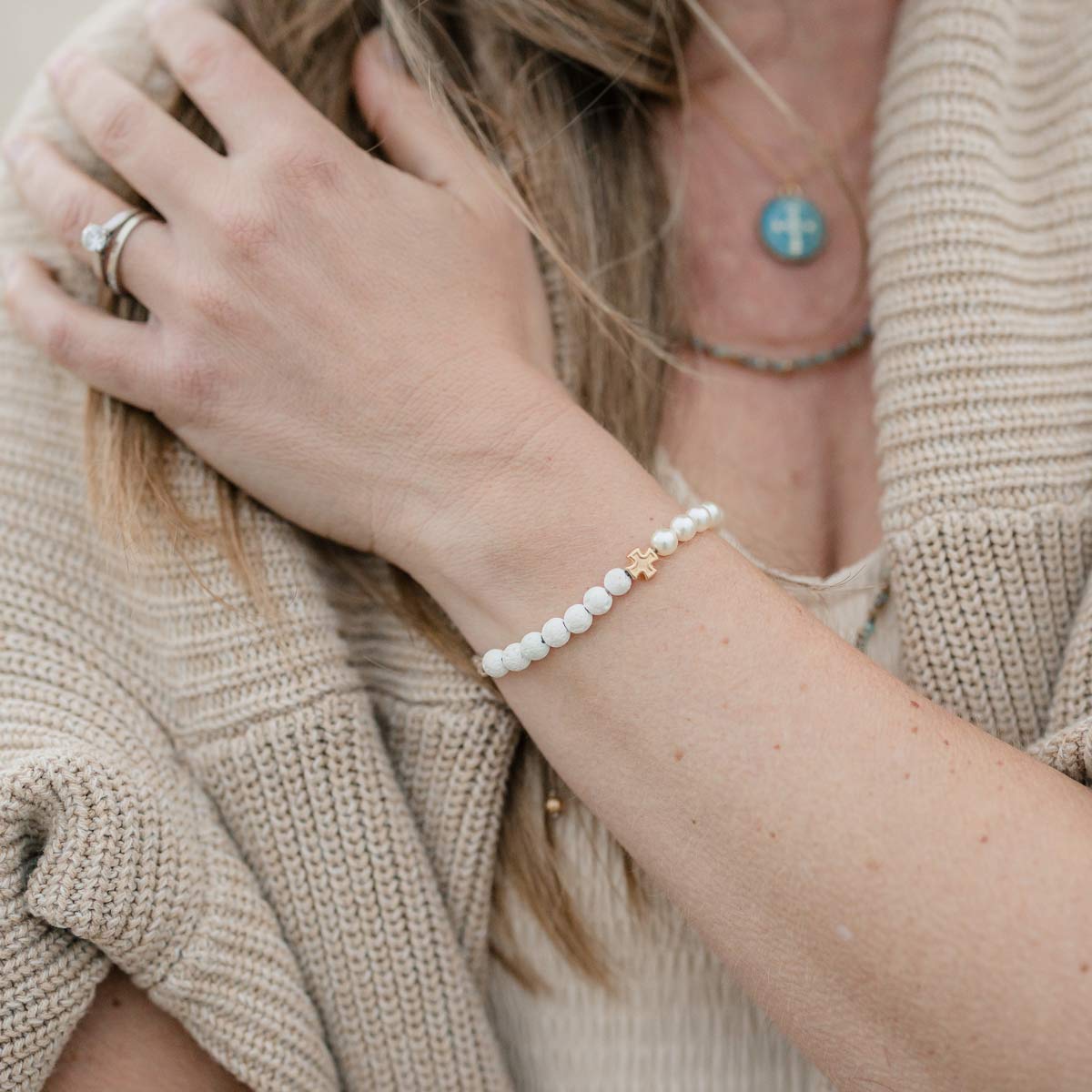 My Saint My Hero My Saint My Hero Perfectly Imperfect for Her Bracelet - Little Miss Muffin Children & Home