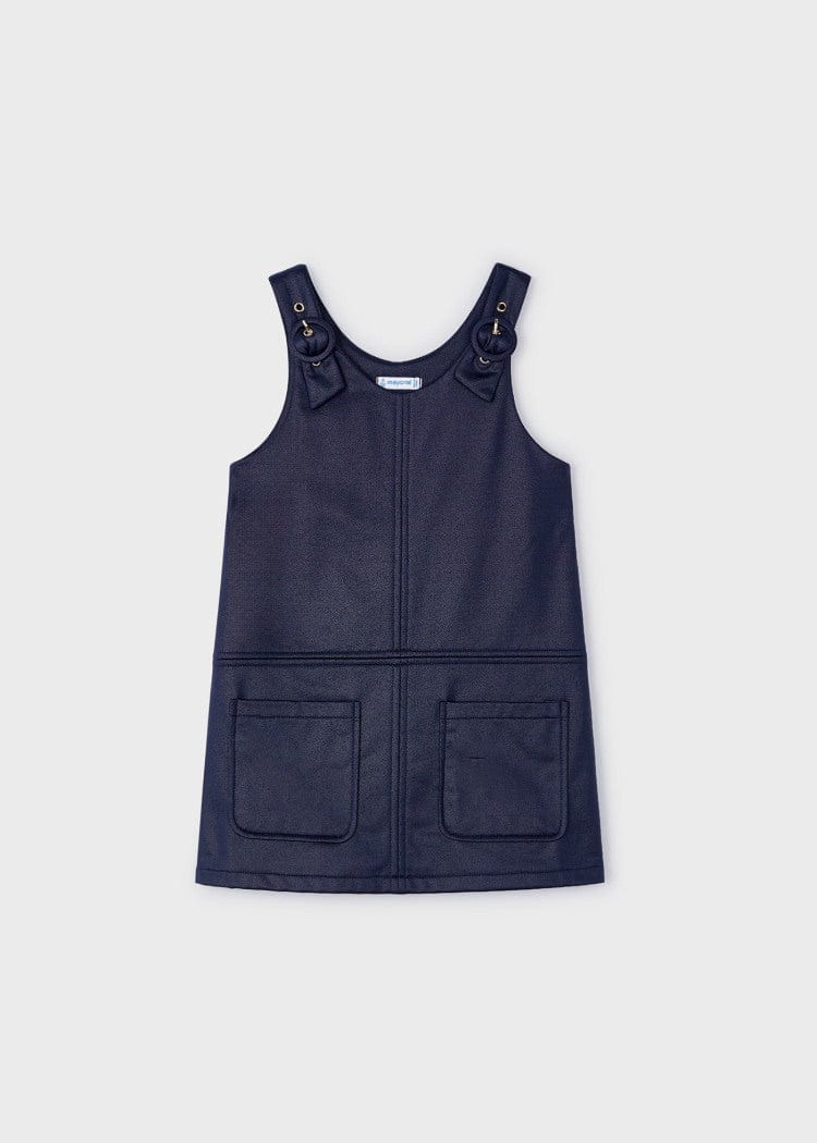 Mayoral Usa Inc Mayoral Girls Pinafore Dress in Navy - Little Miss Muffin Children & Home