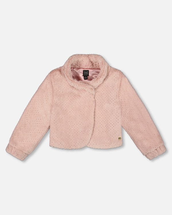 pink fur jacket