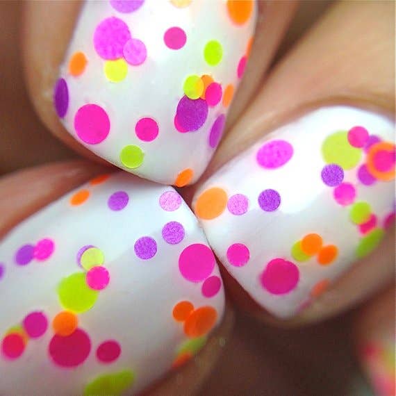 Pucker Up - Polka Dot Nail Polish