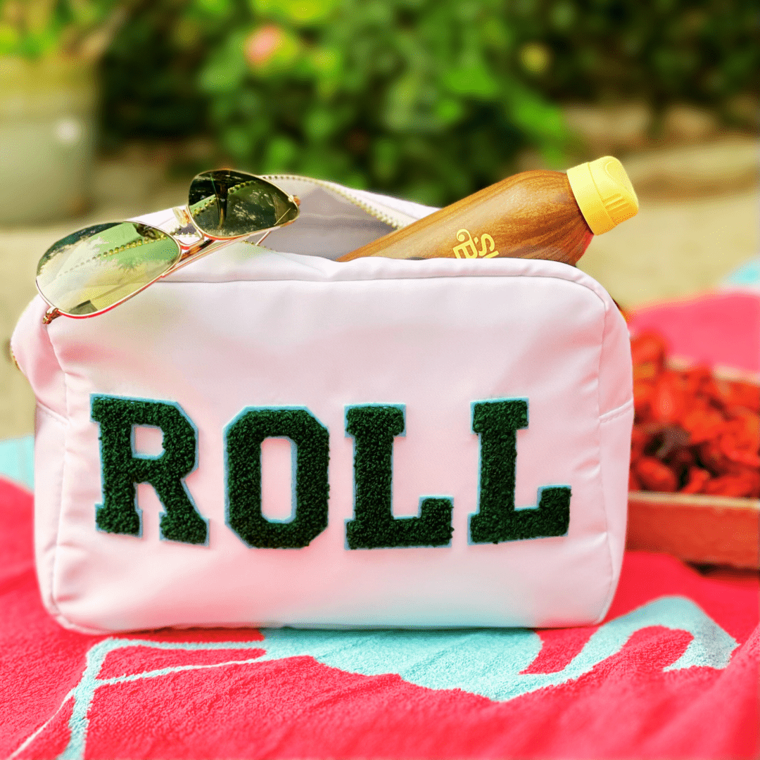 Whereable Art Whereable Art ROLL WAVE Varsity Travel Bag - Little Miss Muffin Children & Home