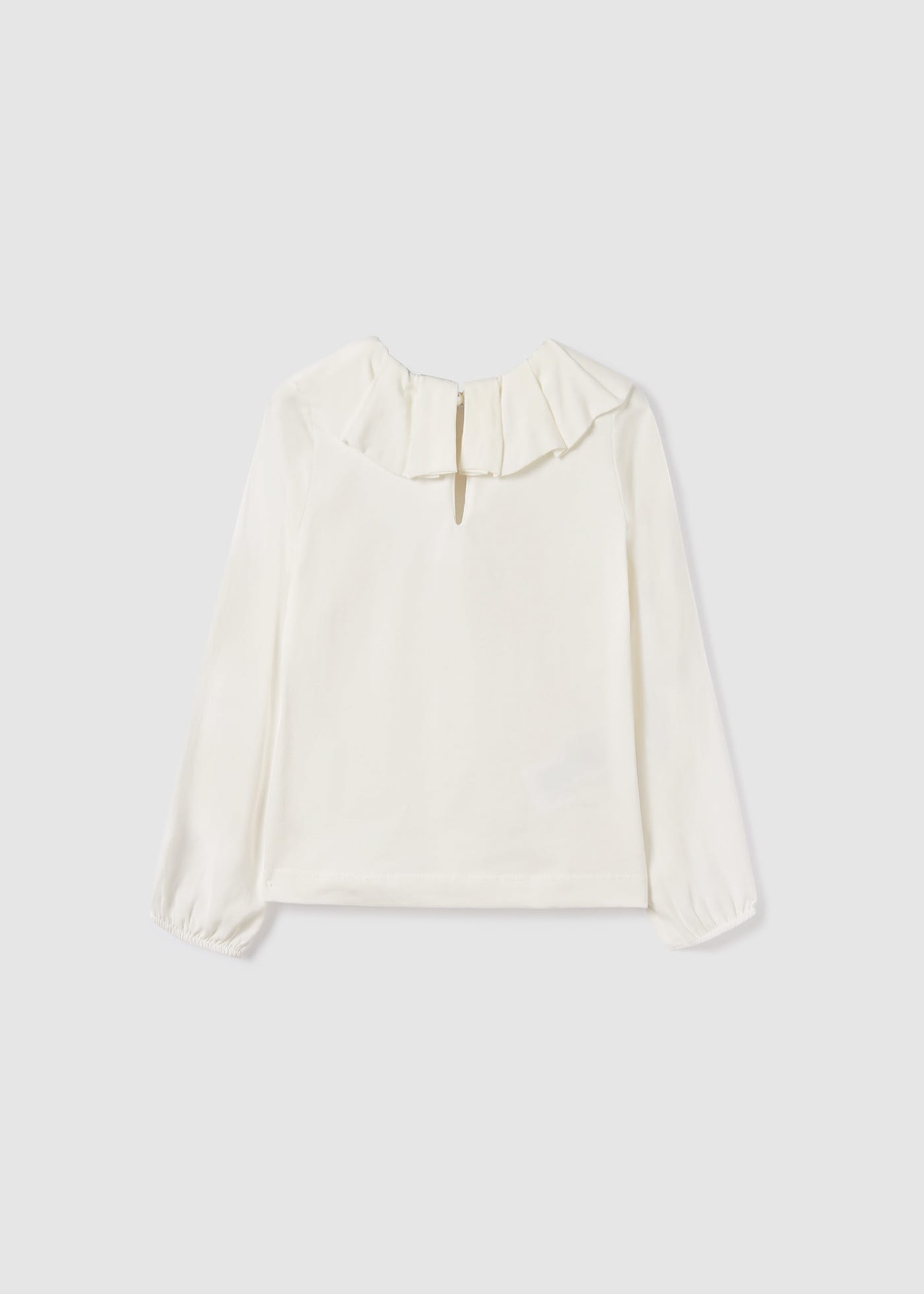 Abel & Lula Abel & Lula Ruffled Collar Top - Little Miss Muffin Children & Home