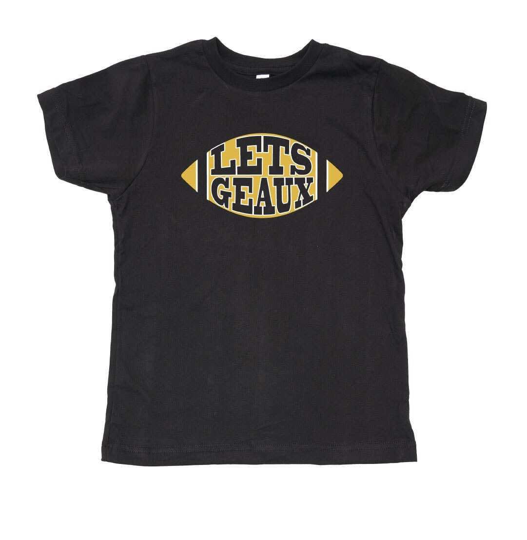 Bon Temps Boutique Bon Temps Boutique Let's Geaux Saints Kids' Sport Tee - Little Miss Muffin Children & Home