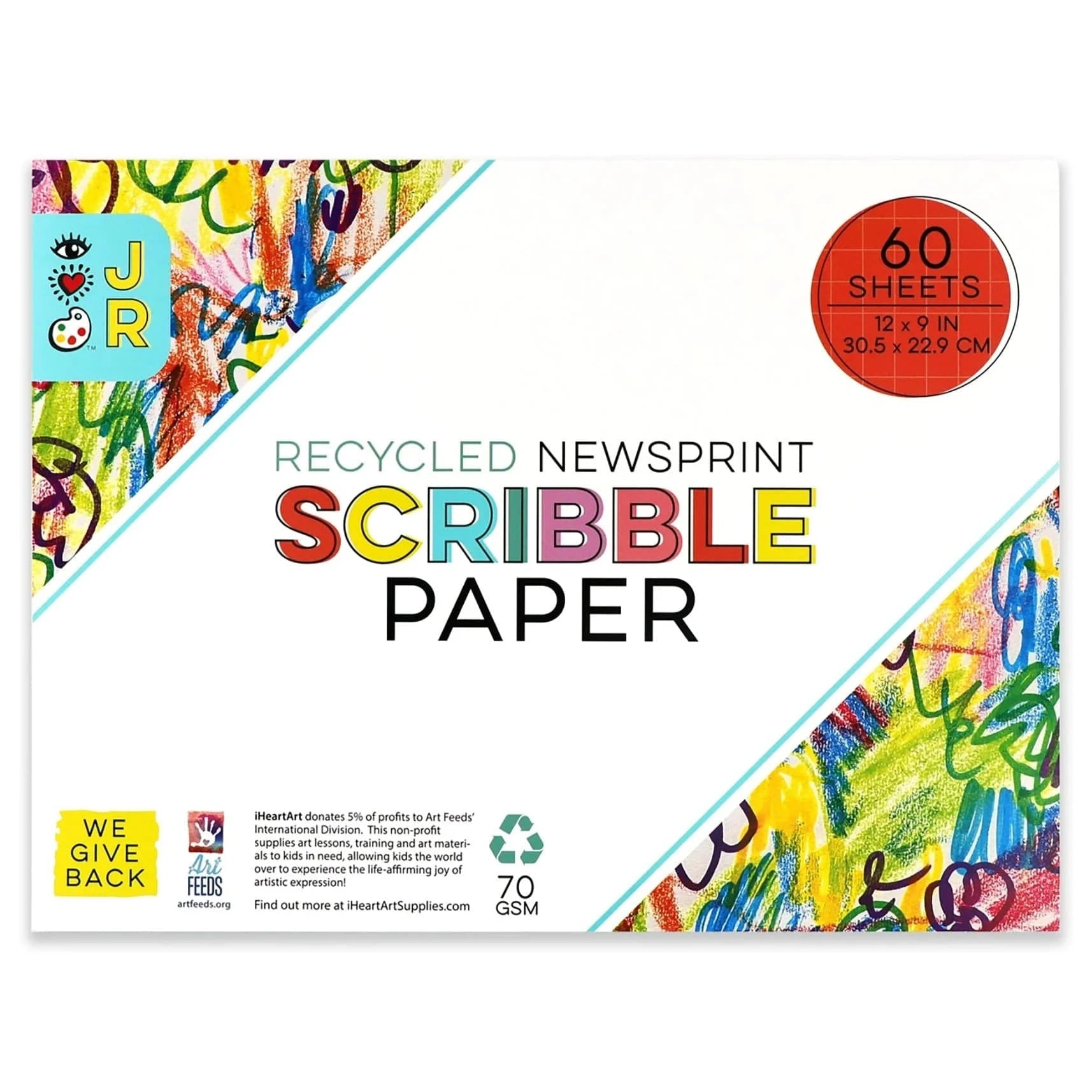 recycled newspaper art pad
