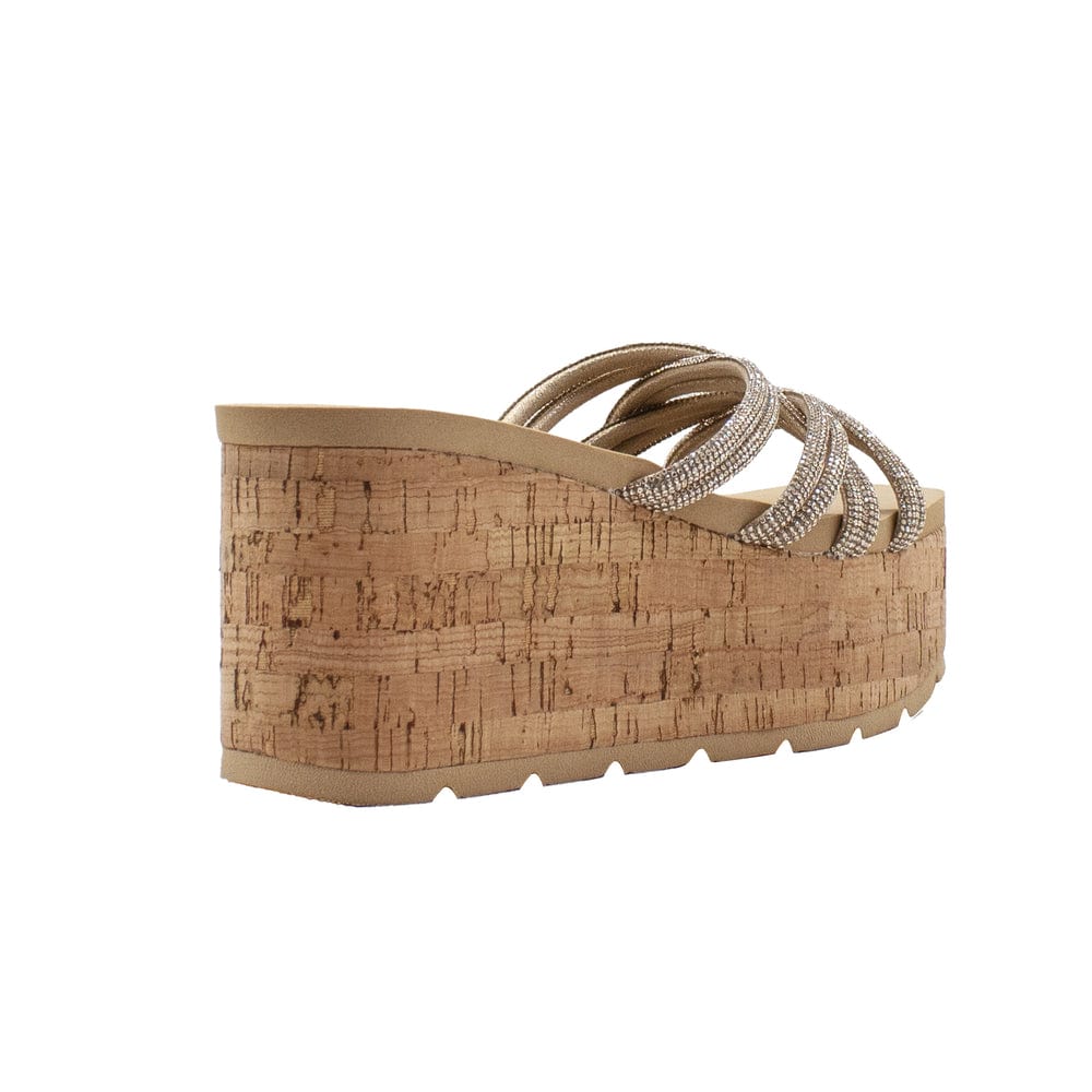 Volatile Volatile Solaris Rhinestone Strap Slide Wedge Sandal - Little Miss Muffin Children & Home