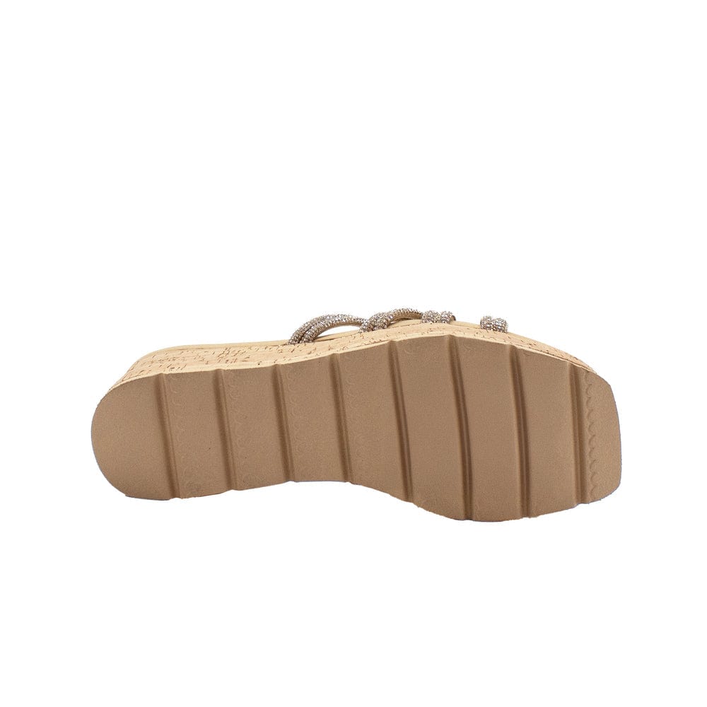 Volatile Volatile Solaris Rhinestone Strap Slide Wedge Sandal - Little Miss Muffin Children & Home