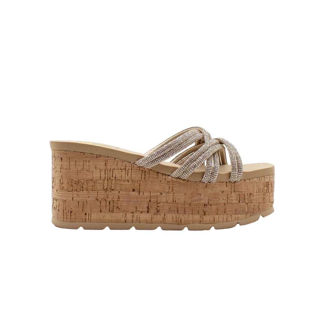 Volatile Volatile Solaris Rhinestone Strap Slide Wedge Sandal - Little Miss Muffin Children & Home