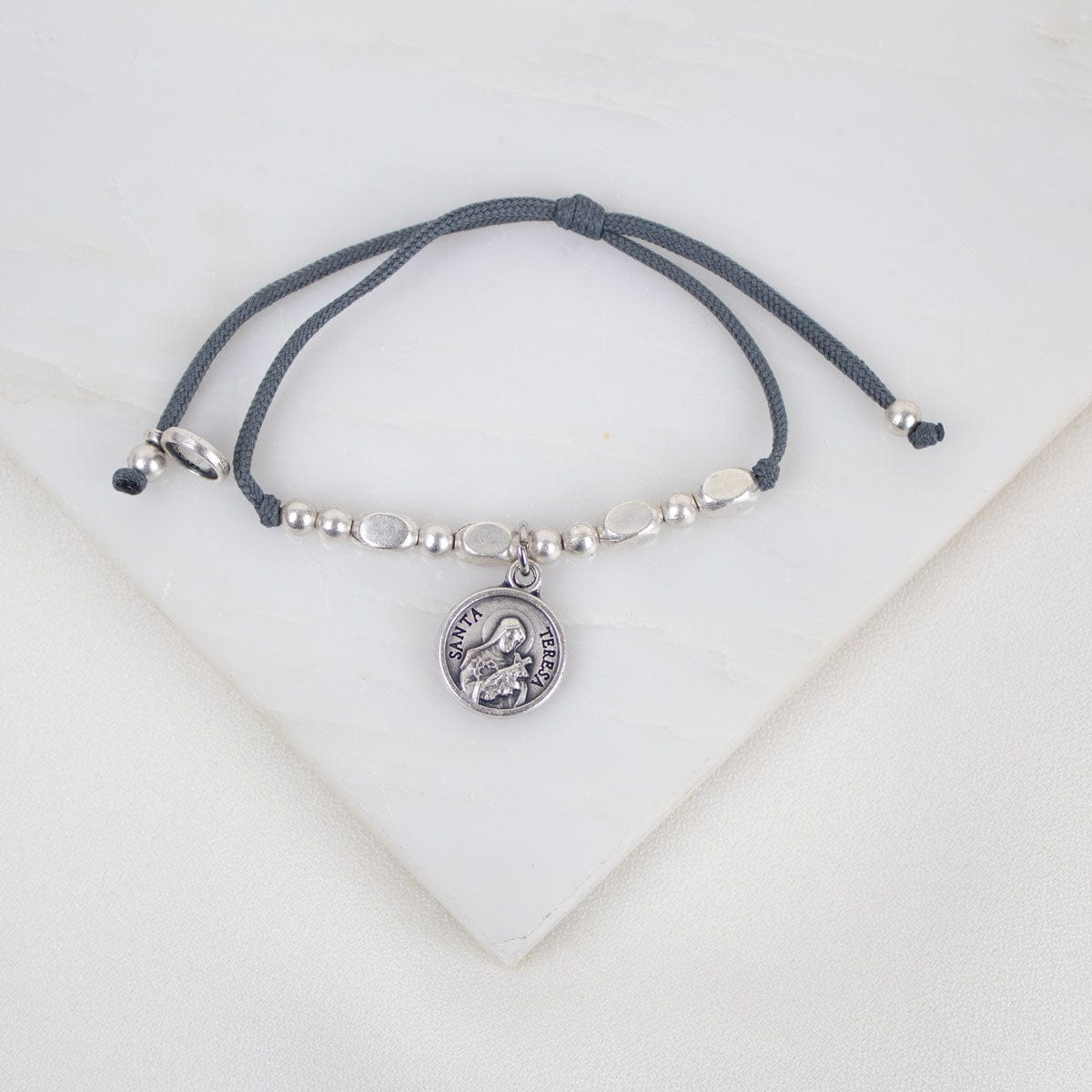 My Saint My Hero Little Saints Bracelet St Terese Of Lisieux - Silver - Little Miss Muffin Children & Home