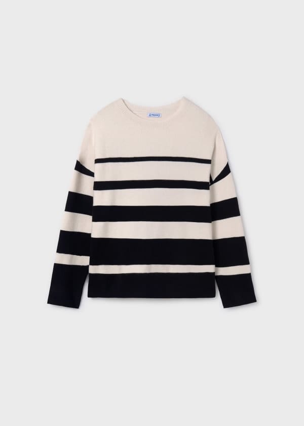 Mayoral Usa Inc Mayoral Striped Sweater For Girls - Little Miss Muffin Children & Home