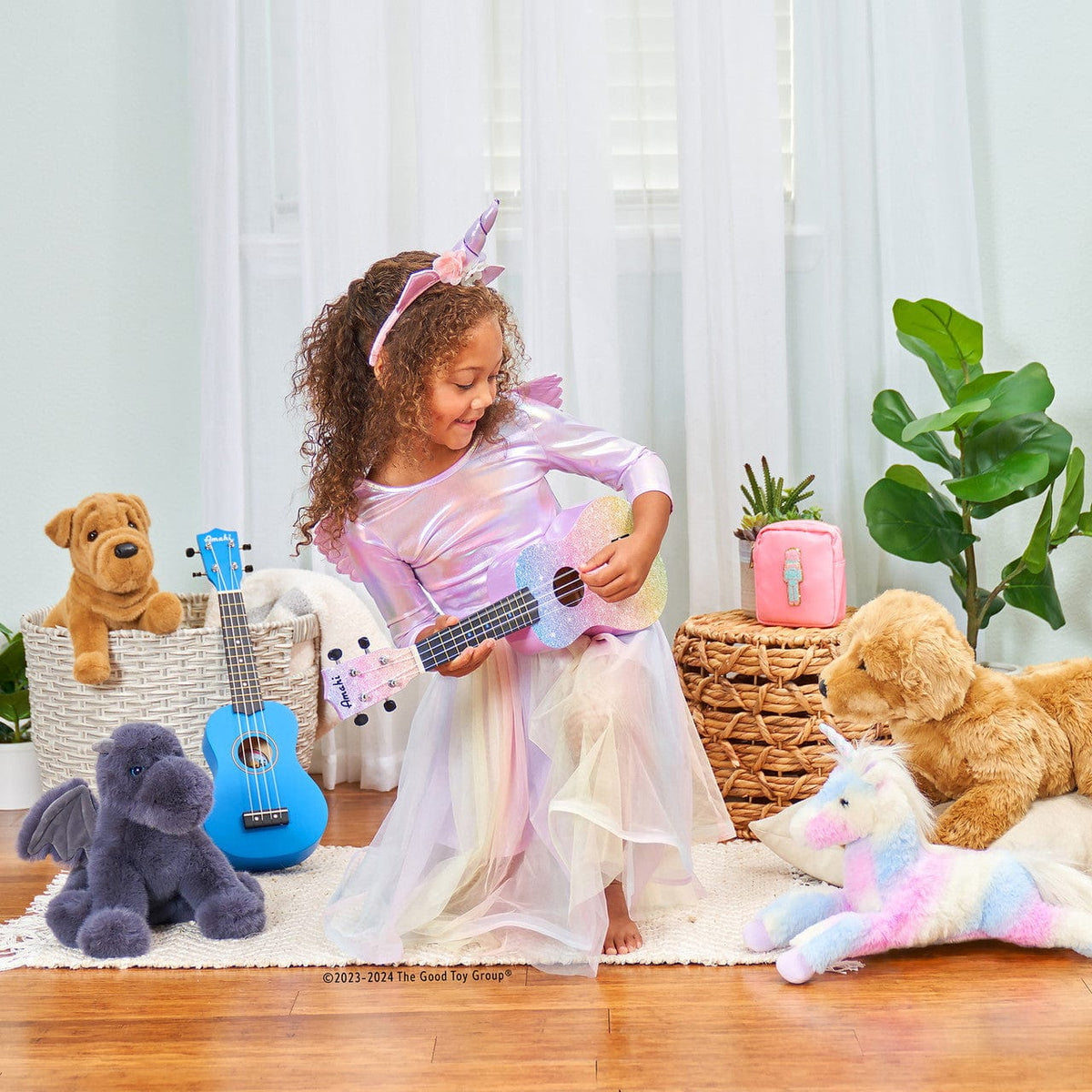 Douglas Toys Douglas Toys Anita Rainbow Unicorn, Lying - Little Miss Muffin Children & Home