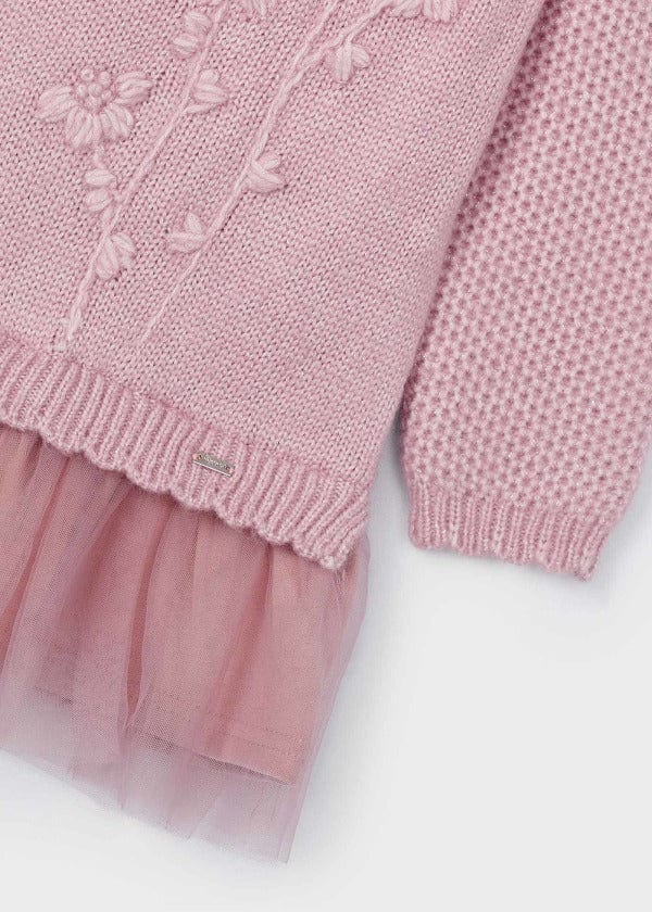 Mayoral Usa Inc Mayoral Tulle Dress for Girls in Rose - Little Miss Muffin Children & Home