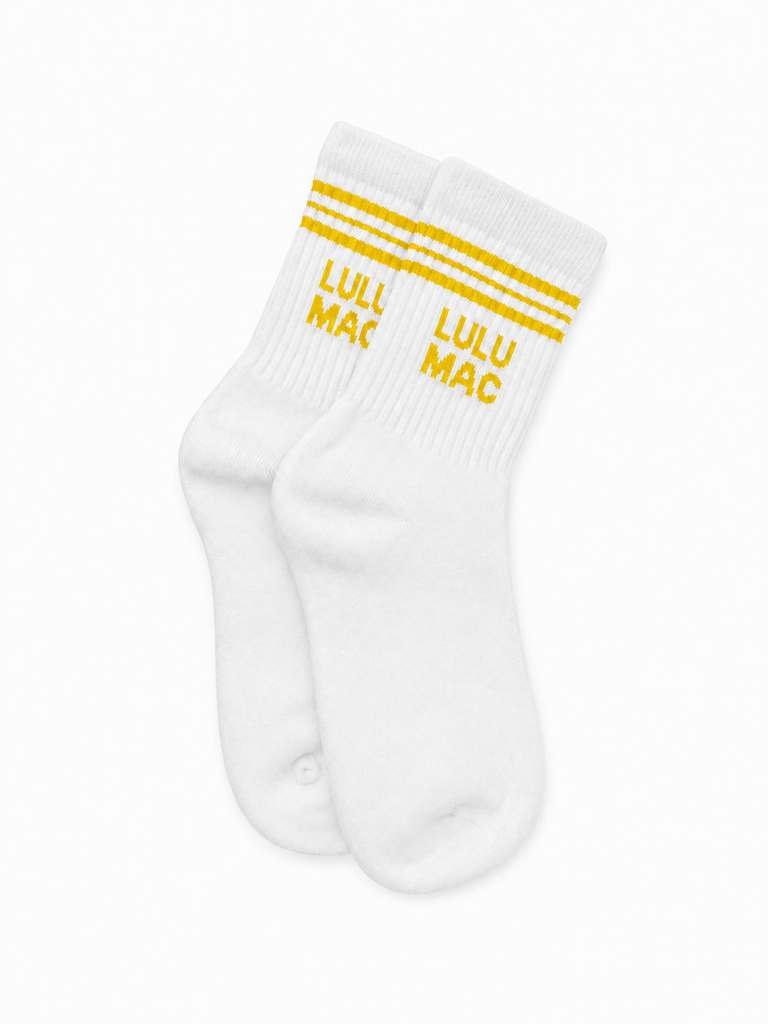Girlie Girl Originals Lulu Mac Socks Single Pair - Yellow - Little Miss Muffin Children & Home