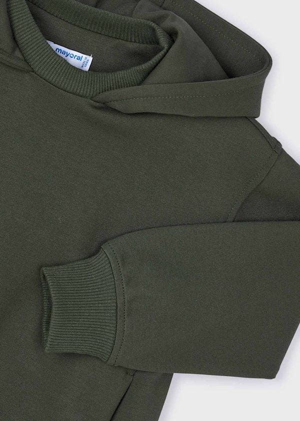 Mayoral Usa Inc Pullover Hoodie in Olive - Little Miss Muffin Children & Home
