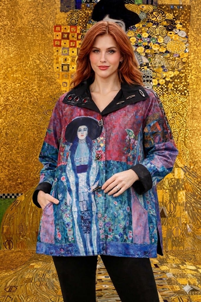Aria Collection Adele Bloch Bauer II Reversible Toggle Raincoat - Little Miss Muffin Children & Home