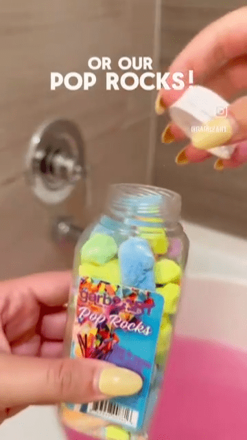 garb2ART garb2ART Pop Rocks Bath Fizzies - Little Miss Muffin Children & Home