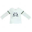 white sequin marching boot long sleeve