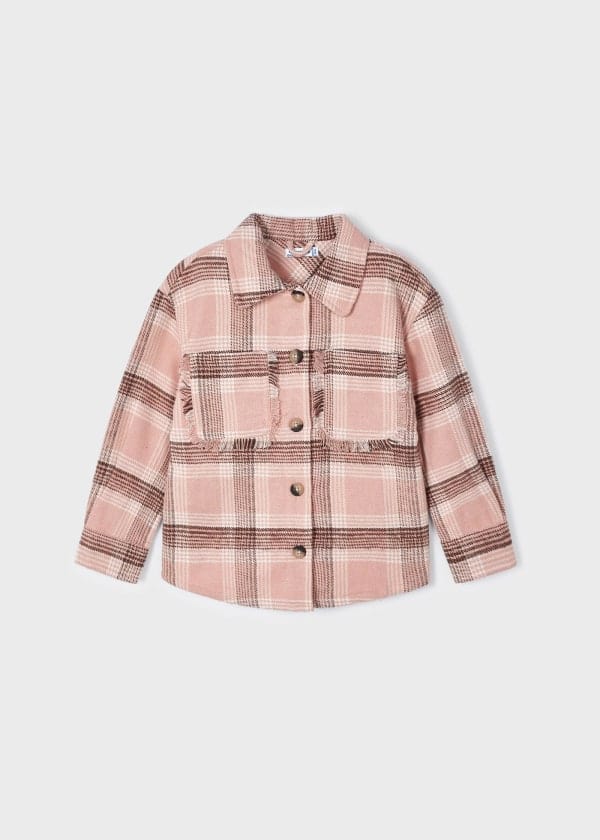 Mayoral Usa Inc Mayoral Woven Plaid Overshirt - Little Miss Muffin Children & Home