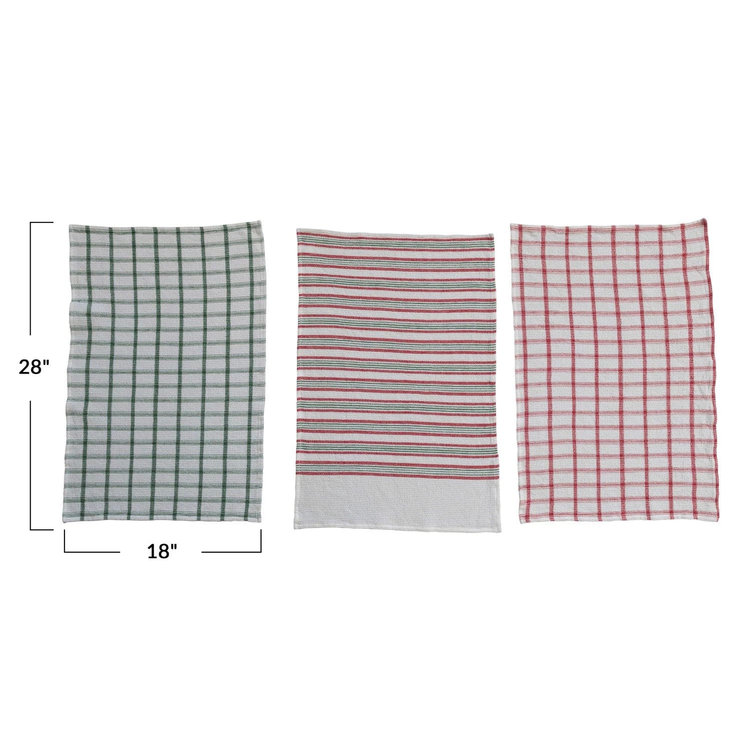 Creative Co-Op Creative Co-op Cotton Waffle Weave Tea Towel - Little Miss Muffin Children & Home