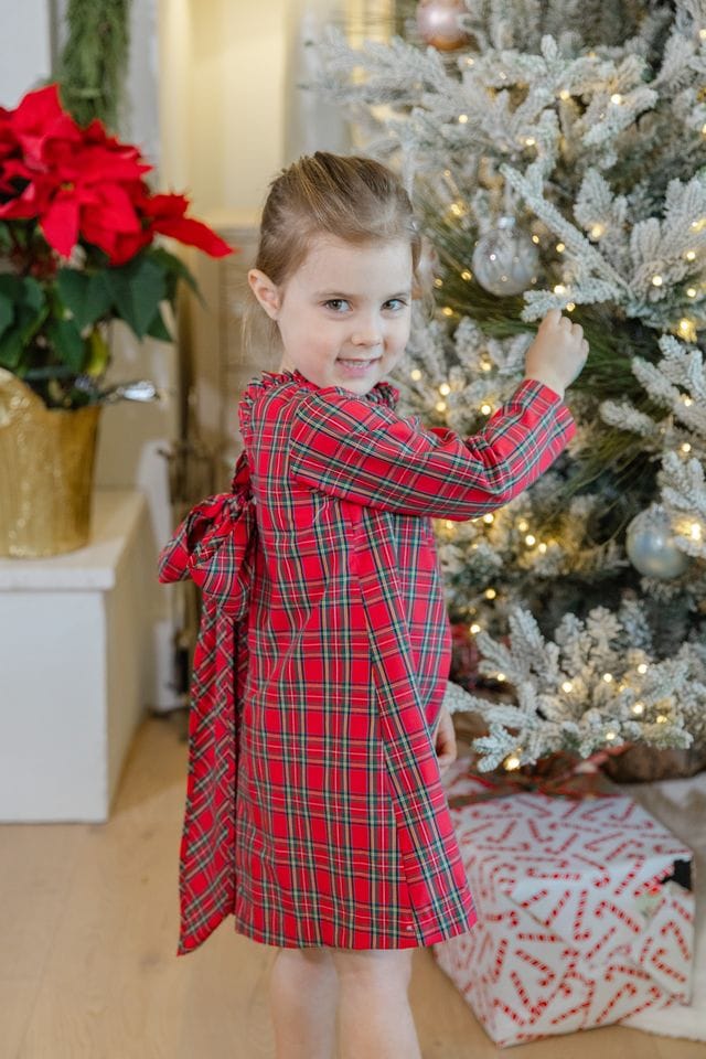 Bailey Boys Tartan Plaid Aline Dress - Little Miss Muffin Children & Home