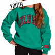 Girlie Girl Originals KD-SW-1027 Youth Plaid Green Sweatshirt - Little Miss Muffin Children & Home