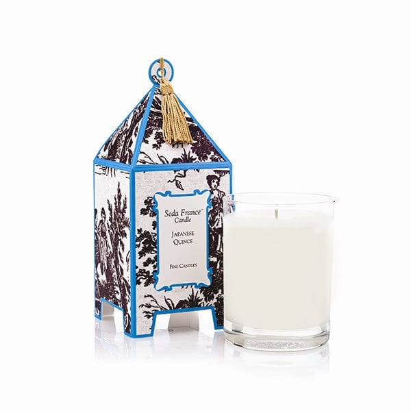 Seda France - Seda France Japanese Quince Classic Toile Pagoda Box Candle - Little Miss Muffin Children & Home