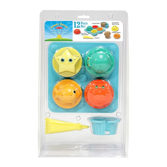 Melissa & Doug Melissa & Doug Seaside Sidekicks Sand Cupcake Set - Little Miss Muffin Children & Home