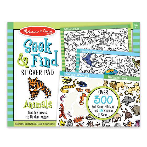 Melissa & Doug - Melissa & Doug Seek & Find Sticker Pad - Little Miss Muffin Children & Home