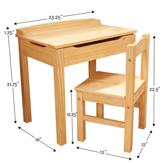 Melissa & Doug Melissa & Doug Wooden Lift Top Desk & Chair Sets - Little Miss Muffin Children & Home