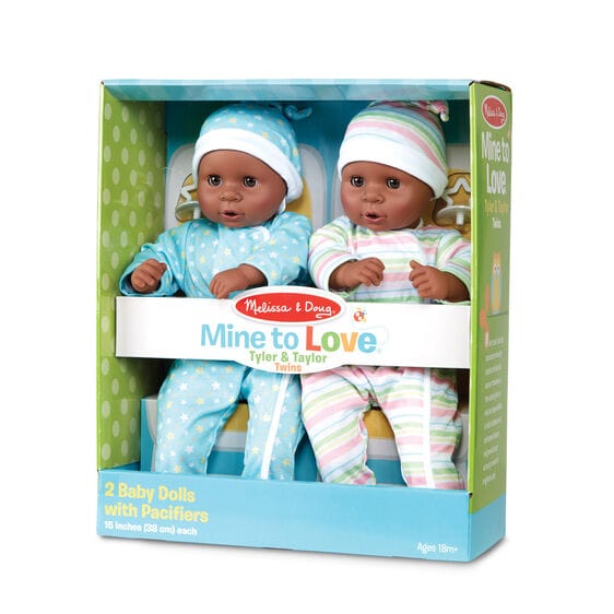 MELISSA & DOUG Melissa & Doug  Mine To Love Tyler & Taylor Twins - Little Miss Muffin Children & Home