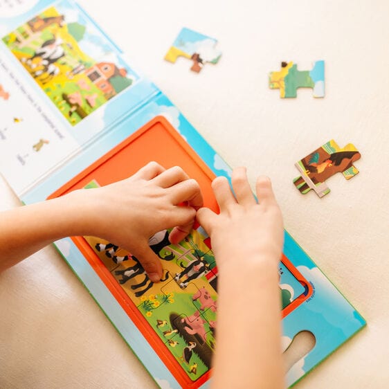 Melissa & Doug Melissa & Doug On The Farm Magnetic Jigsaw Puzzle - Little Miss Muffin Children & Home