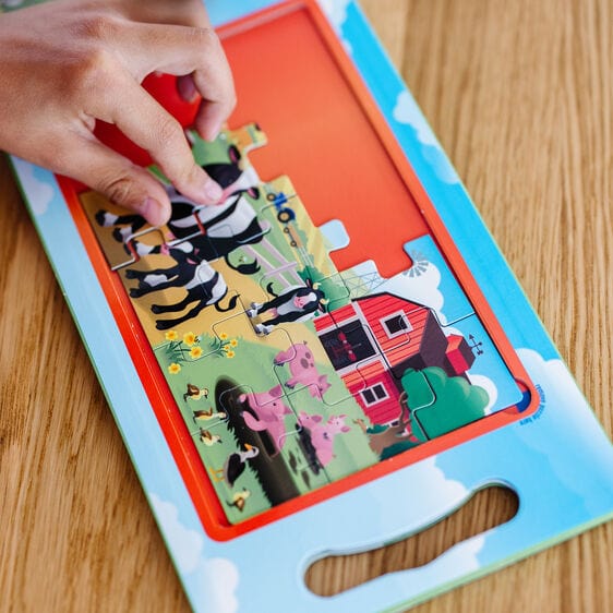 Melissa & Doug Melissa & Doug On The Farm Magnetic Jigsaw Puzzle - Little Miss Muffin Children & Home
