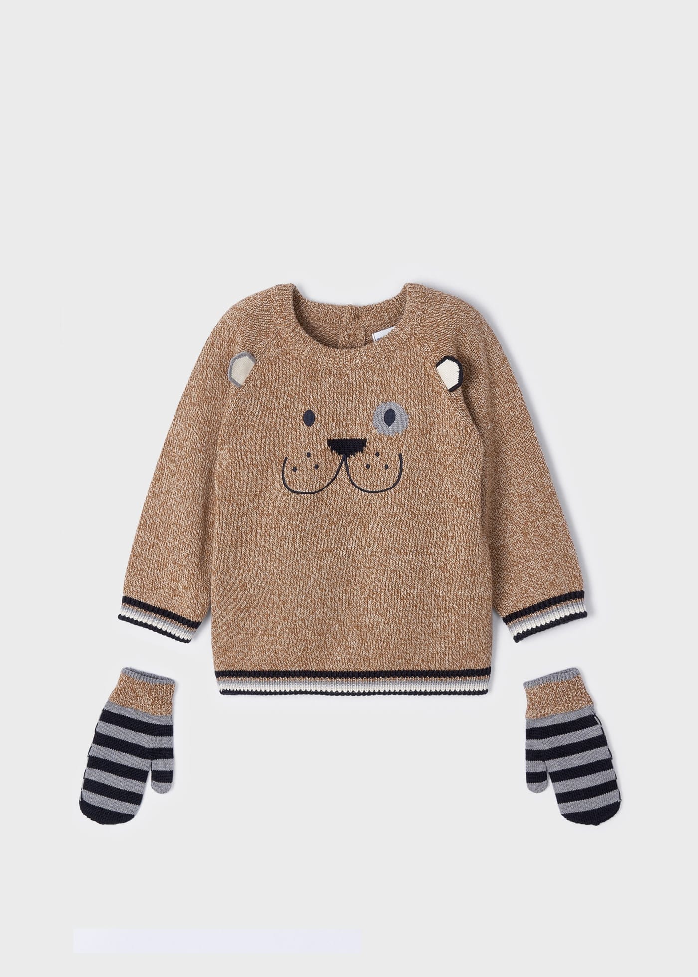 MAY - Mayoral Usa Inc Mayoral Usa Inc Sweater with Mittens - Little Miss Muffin Children & Home