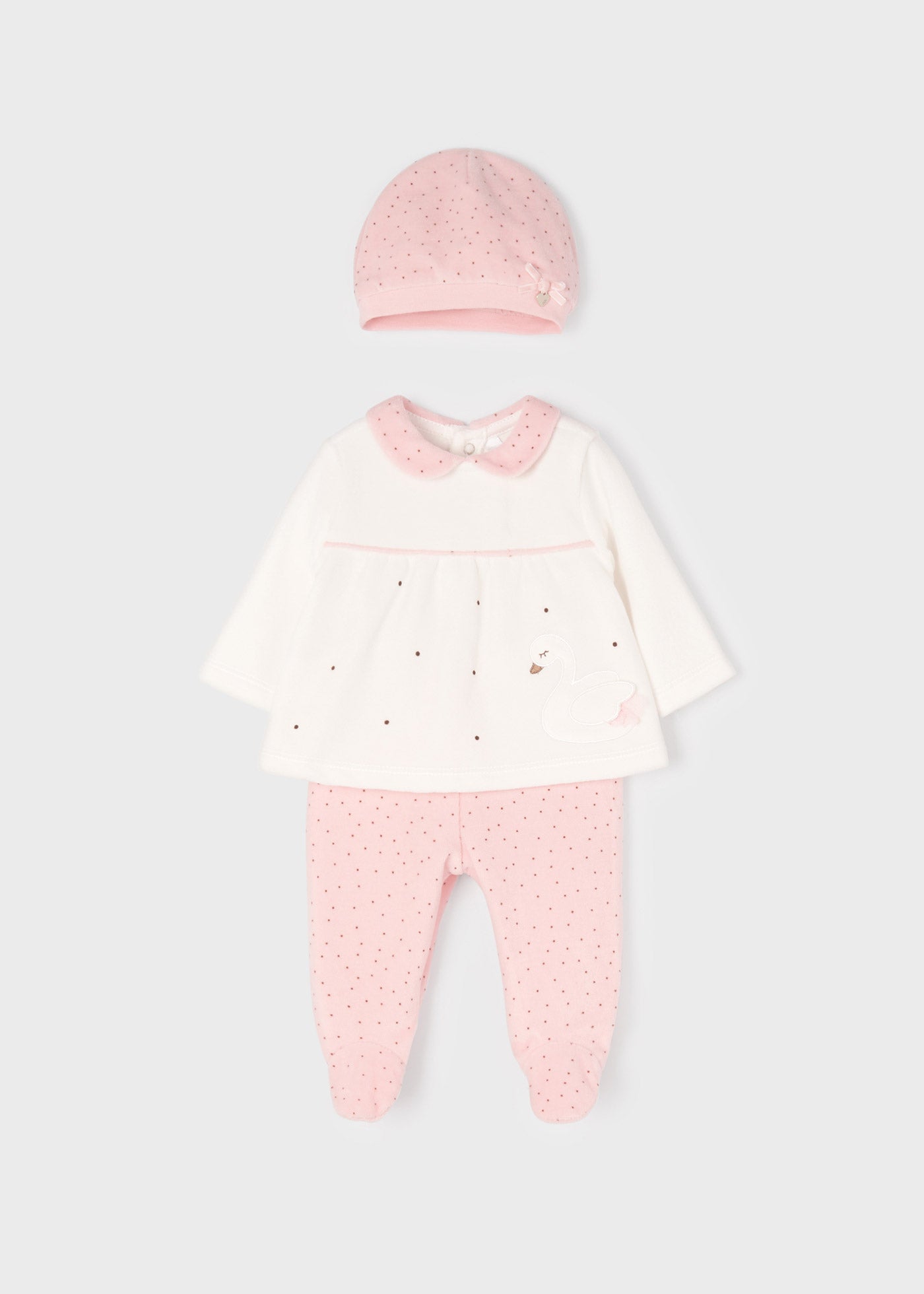 Mayoral Usa Inc Mayoral Swan Hat, Dress & Leggings Set - Little Miss Muffin Children & Home
